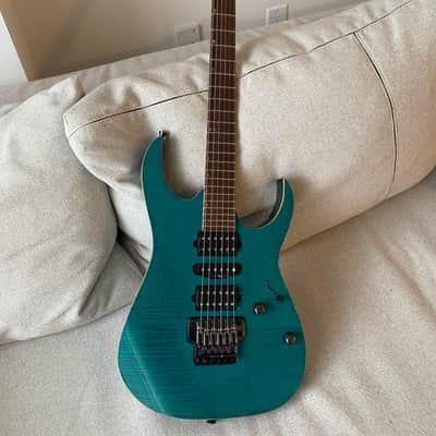 Ibanez RG8570 / JCRG-80-TT J. Custom 2003 - 2004 - Transparent Turquoise image 2