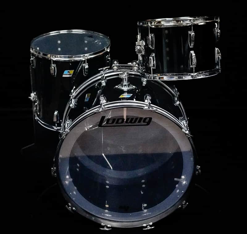 Ludwig Vistalite 70s - Smoke 13/16/24 image 1