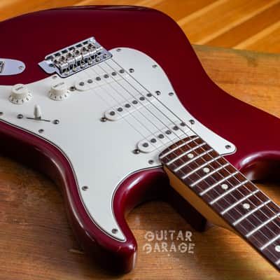 2007 Fender USA American Highway One Stratocaster Wine Red satin nitro rosewood fretboard image 12
