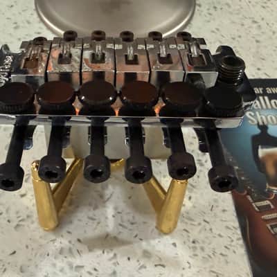 Floyd Rose Original Double Locking Tremolo Bridge Made in Germany Chrome w/ Arm image 6