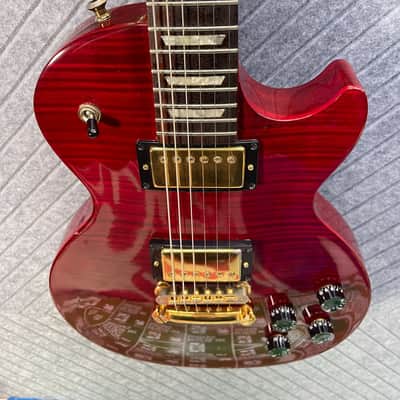 Gibson Les Paul Studio Plus KILLER TOP In-USA FretWerx Setup and Fret Polish - Wine Red image 5