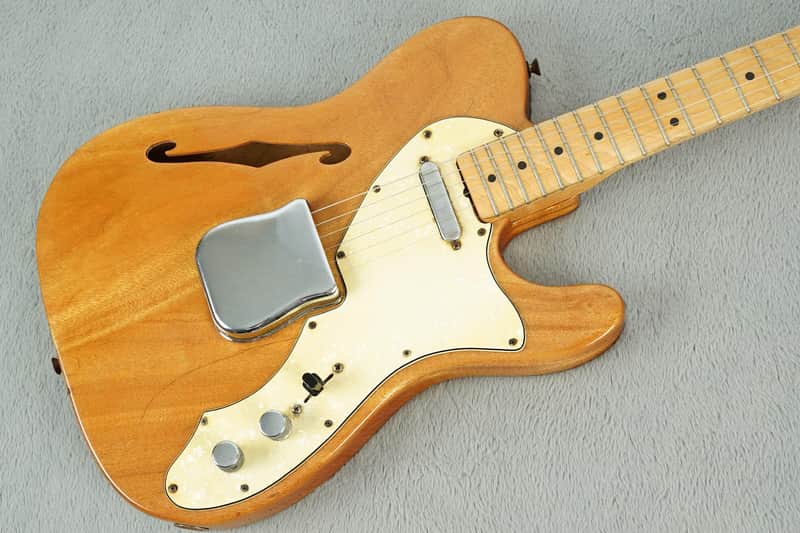 1968 Fender Telecaster Type 1 Thinline, Mahogany + OHSC image 1