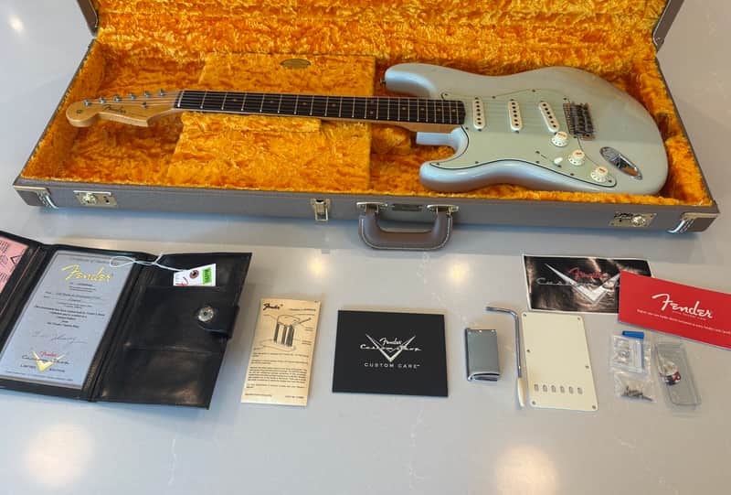 Lefty Fender Custom Shop Stratocaster, NAMM Special Edition 2018 - Sonic blue left handed image 1