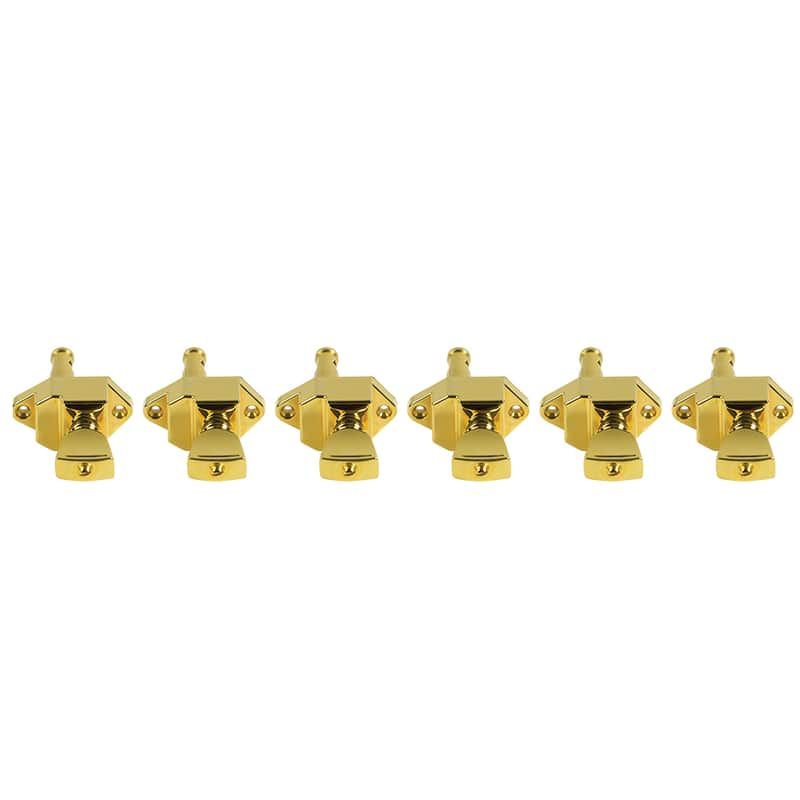Kluson KVDF-6-G 6 In Line Diecast Series Firebird Tuning Machines - Gold image 1