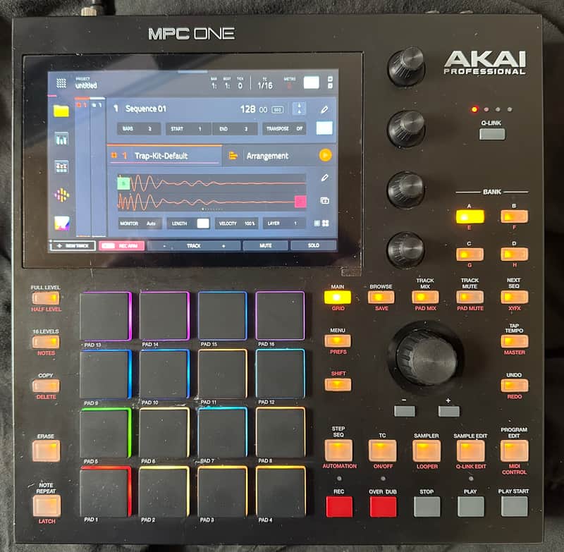 Akai MPC One Standalone MIDI Sequencer 2020 - Present - Black image 1