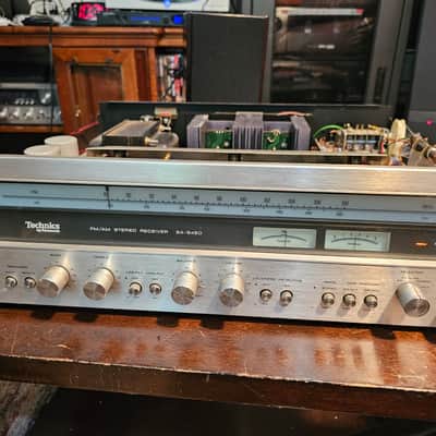 Technics vintage receiver Sa-5460 1970s - Silver image 1