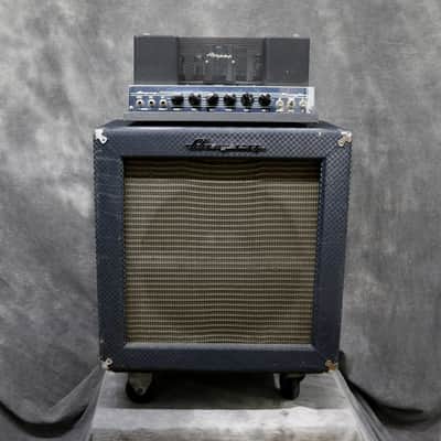 1966  Ampeg B15 NF - Blue Checked Tolex image 1