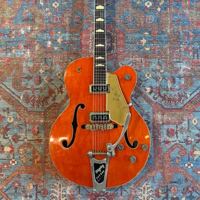 1957 Gretsch 6120 Chet Atkins Hollow Body - Orange image 5