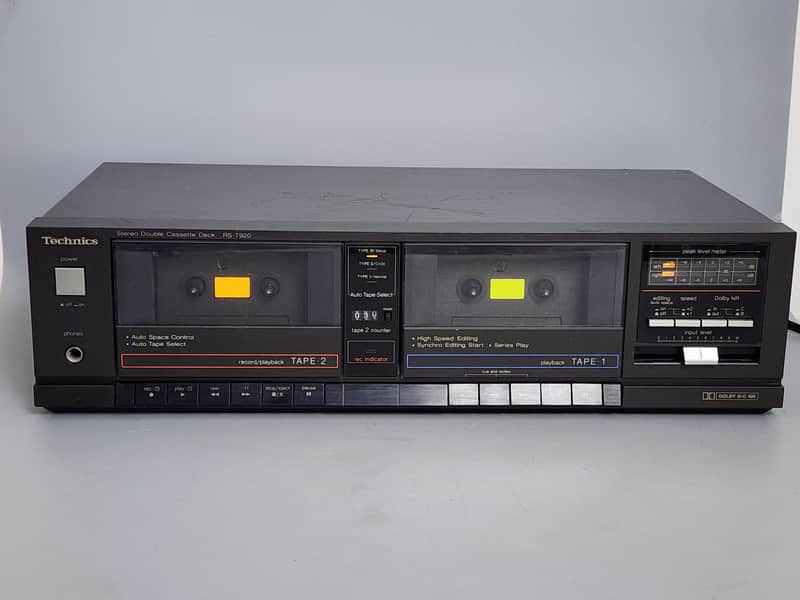 Technics RS-T920 Stereo Double Cassette Deck Auto Control High Speed Edit image 1