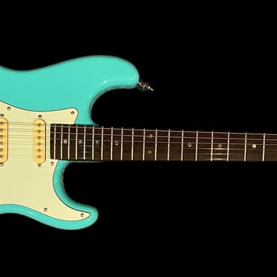 Billy Handy Junior’s GAS Station Custom S Style Hardtail Parstcaster - Seafoam Green - Solid Rosewood Neck image 2