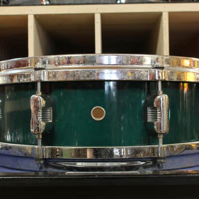 1990s Legend 4.5x13 Snare Drum in Green Lacquer image 3