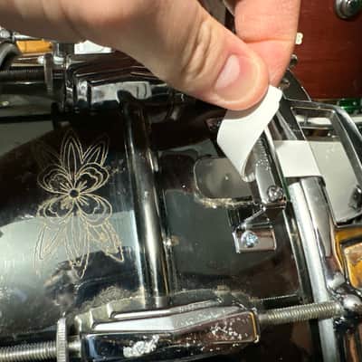 Ludwig Engraved Black Beauty Snare Drum 1976-1983 image 12