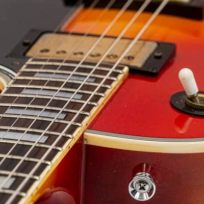 1978 Greco EG-500 Les Paul Custom MIJ Cherry Burst Guitar with Gigbag image 8