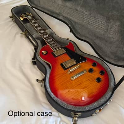Vintage 2001 Epiphone (Gibson) Les Paul Custom Plus - Heritage Cherry Sunburst - Flame Top - Made in Korea (MIK) - Free Pro Setup image 21