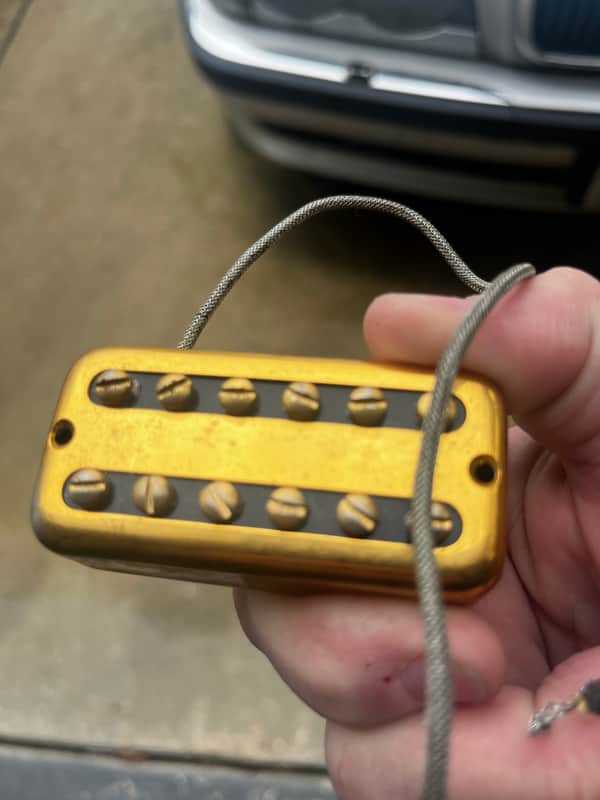 RARE Tom Holmes THC Gretsch Filter’tron Filtertron 2000 - Gold image 1