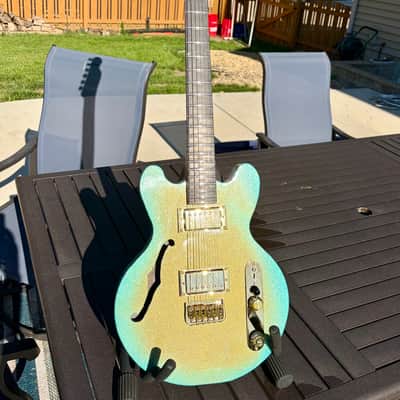 Epic Tele/semi hollow Doublecut semi hollow 2026 - Caribbean burst 2k imperium image 1