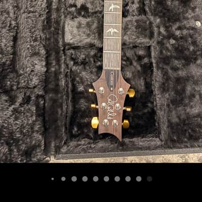 PRS Custom 24 10-Top 2023 Fire Smoke-burst image 5