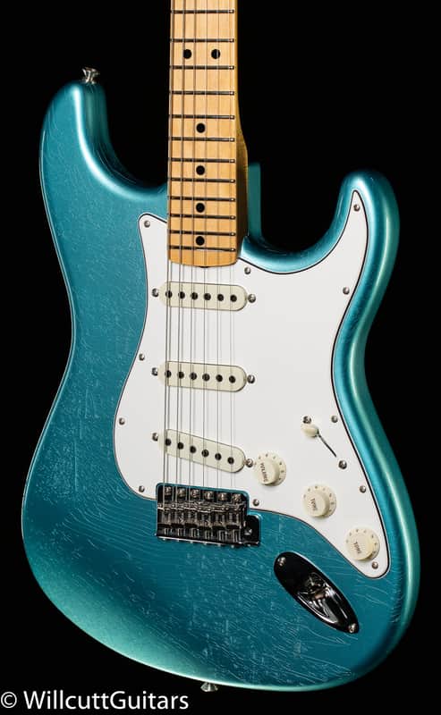 Fender Custom Shop 1968 Stratocaster DLX Closet Classic Aged Teal Green Metallic (188) image 1