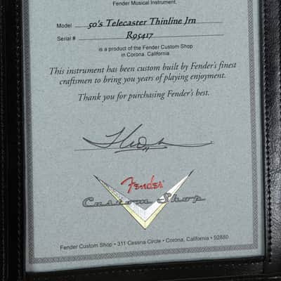 Fender Custom Shop Ron Thorn Masterbuilt 50's Tele Thinline Journeyman Relic P90s Daphne Blue R95417 image 6