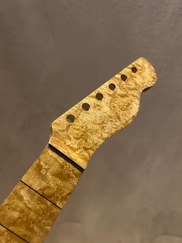 Mastergrade Birdseye Maple Tele Neck 2 Fits Fender & Warmoth image 1