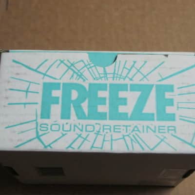 lightly handled Electro Harmonix EMPTY CARDBOARD BOX, print-out copy Owner's Manual, & bubble wrap ONLY for FREEZE Sound Retainer (NO pedal, NO power supply, NO warranty / registration paperwork) 2010s (specifically from 2014) image 12