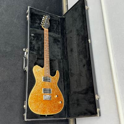 Grosh Guitars T Style Sparklecaster Early 2000’s - Gold Sparkle image 2