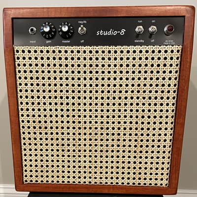 Jax Studio-8, 8-watt hand wired tube amp, 10" Eminence Alessandro speaker, dovetail maple cabinet image 1