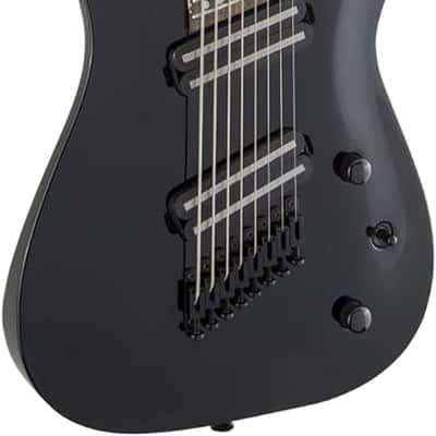 Jackson X Series Dinky Arch Top DKAF8 MS 8-String Electric Guitar - Gloss Black image 3