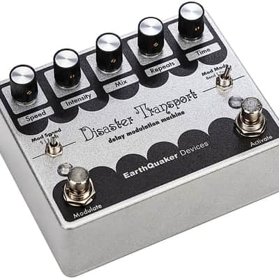 EarthQuaker Devices Disaster Transport Delay Modulation Machine Legacy Reissue 2023 - Silver / Black image 3