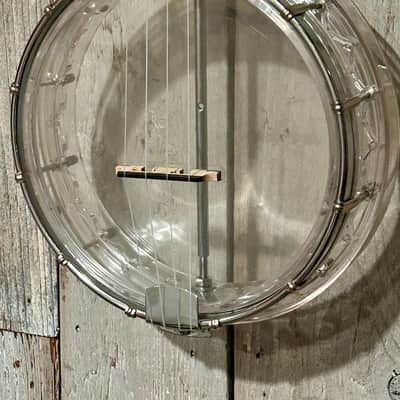 Gold Tone Little Gem Acrylic Concert Banjolele - Diamond, Ships Fast with Gig Bag! image 4
