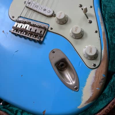 Nash S-63 Hardtail Alder Daphne Blue Heavy Aging w/Case #COL85 image 5