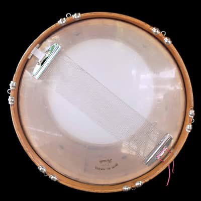 WFL Keystone 1955-59 Marching Snare 14x10 Single Tension Mahogany/Maple Restored Video image 12