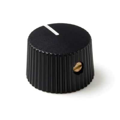 Black Vintage-Style Amplifier Knobs w/ Set Screw (Set of 10) - Fits 6.35mm Pots image 3