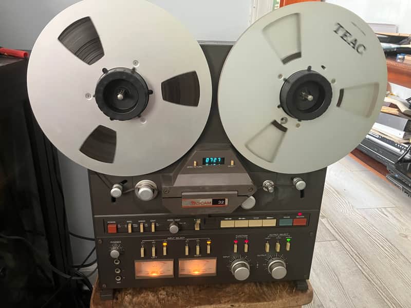 PLEASE READ DESCRIPTION!!! TASCAM 32 1/4" 10.5 inch 2-Track Half Track Semi Pro Reel to Reel Tape Deck Recorder 1989 - 1997 - Black