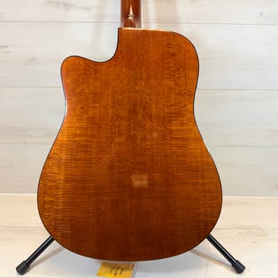 Jasmine ES33C Acoustic Electric Cutaway Guitar w/ Hard Case Natural Finish 2000's image 9