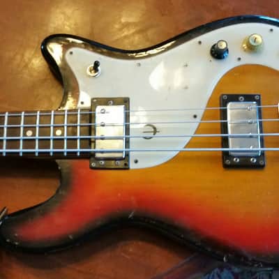 Epiphone  Et-285 Coronet Bass 1970 3 Tone Sunburst Gibson Vintage Japan Antique Newport Wilshire Crestwood Japanese image 9