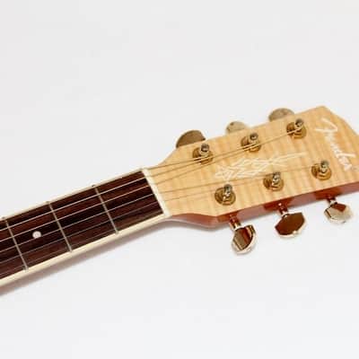Fender T-Bucket 400 CE Flamed Maple Acoustic-Electric Guitar Natural image 6