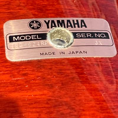 Vinnie Colaiuta's Yamaha 24"x16" Recording Custom Bass Drum Shell and Hoops Only.  Cherrywood Lacquer image 5