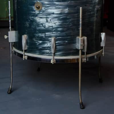 Vintage 1949 Gretsch Round Badge Broadkaster 3 Piece Drum Kit image 5