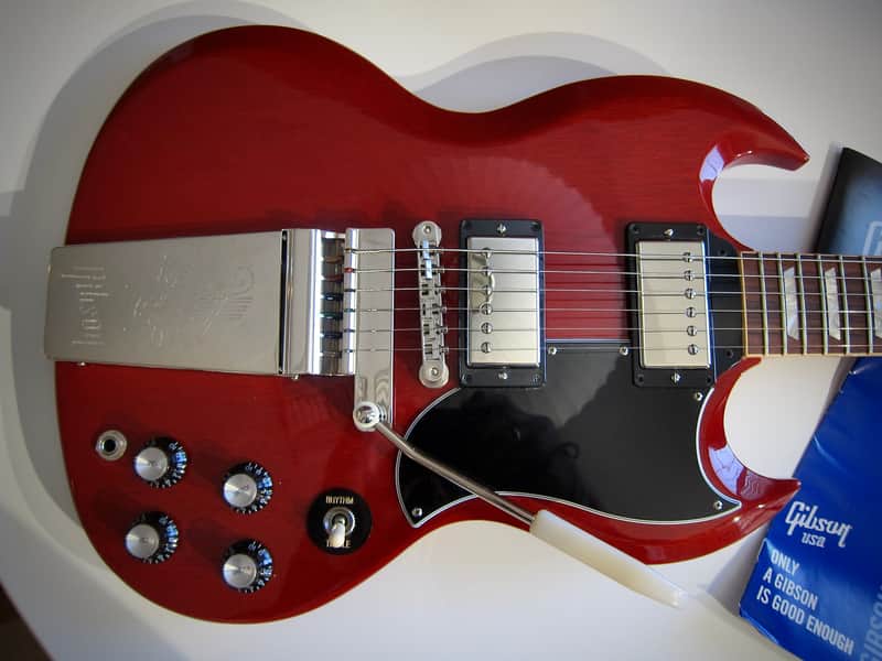 Gibson SG Standard with Maestro Vibrola, Hang Tags & OHSC Circa-2019-Cherry Stained Mahogany image 1