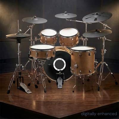 Dolby E Drum Shell Pack Natural Wood Kick Snare Tom for Roland Alesis Lemon image 4