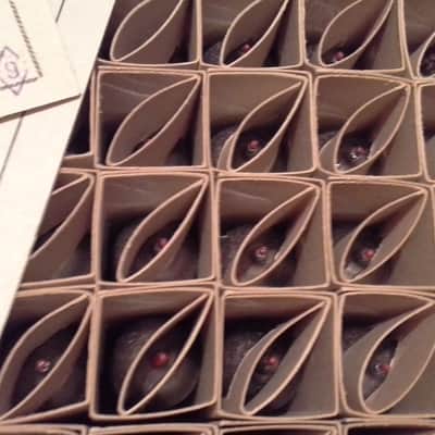 NOS 6N6P USSR MILITARY RED-TIP GOLD GRID TUBES OTK image 9