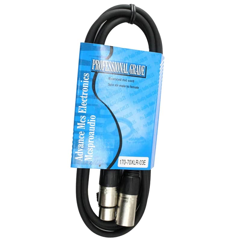 Male To Female Xlr Microphone Cable (3 Ft) image 1