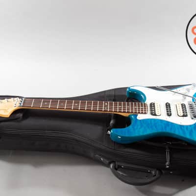 2018 Fender Japan Michiya Haruhata Stratocaster Caribbean Blue MIJ – Excellent image 2
