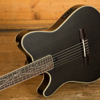 Ibanez TOD10NL Tim Henson/Polyphia Electro-Nylon - Rosewood - Transparent Black Flat - Left-Handed image 5