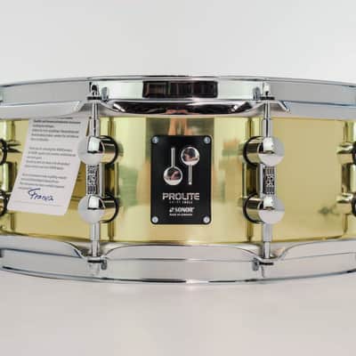 Sonor Prolite Brass Snare Drum 14x5 image 1