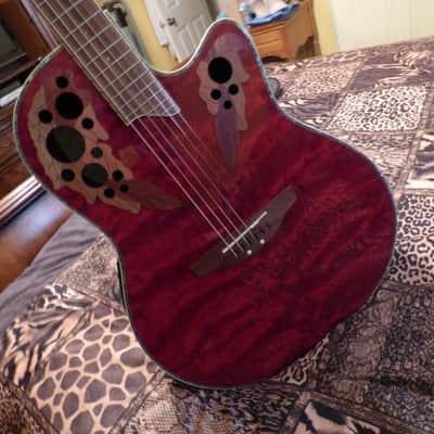 Ovation CC44-2WFB  Red image 4