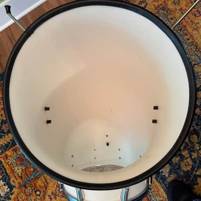 North Drums 14" Floor Tom Drum White Read Details Vintage 70's image 13