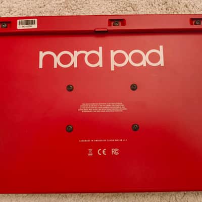Nord Drum 2 6-Channel Modeling Percussion Synthesizer with Pad Controller 2014 - 2016 - Red with Black Pads image 5
