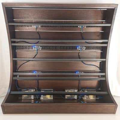 20U / 168hp Eurorack case MARIZILLA • Dark Oak • Powered image 8